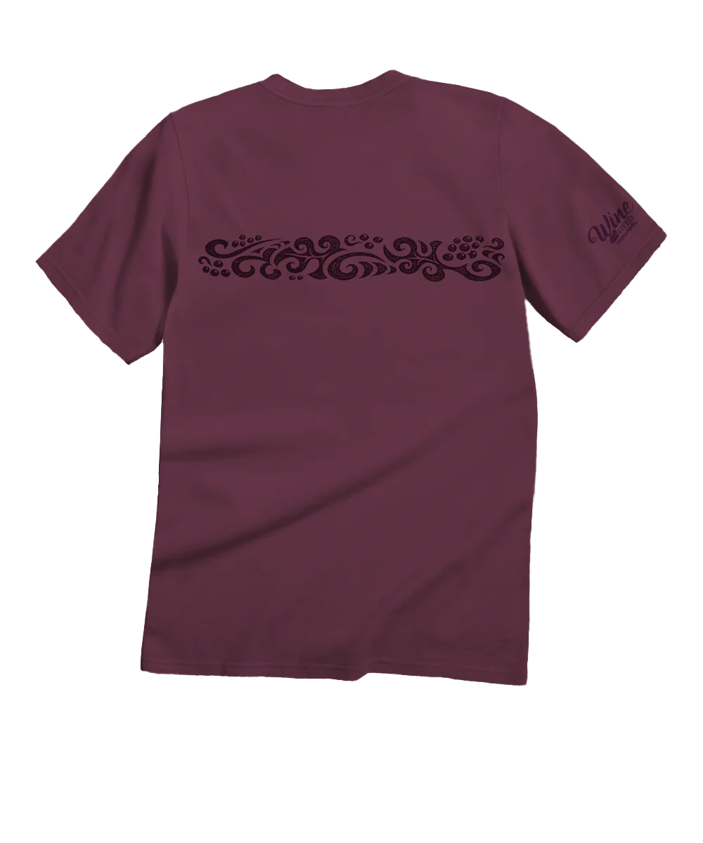 Maori Wine - Wine Dyed Short Sleeve Crewneck T-Shirt - Image 4