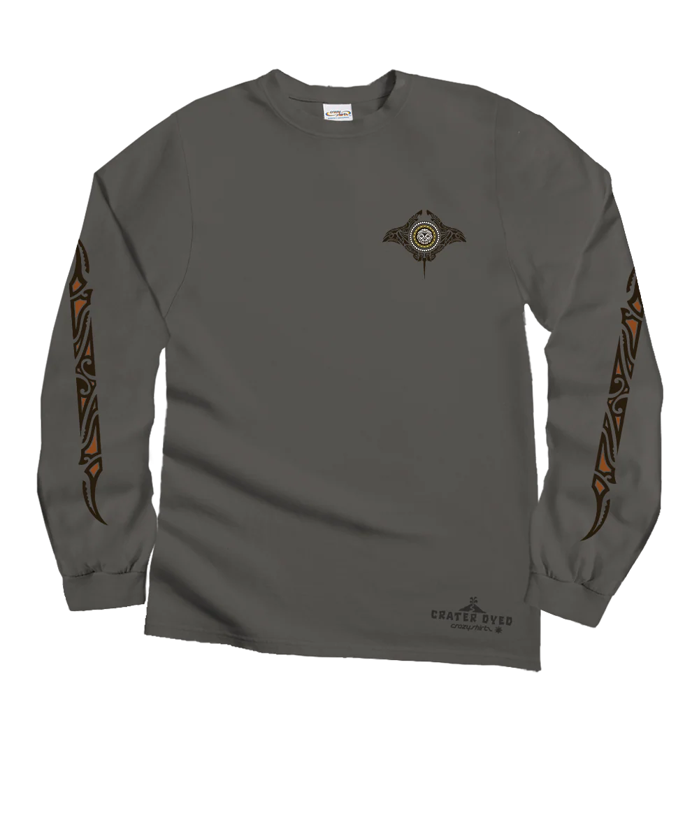 Maui Legend - Crater Dyed® Long Sleeve Crewneck T-Shirt - Image 4