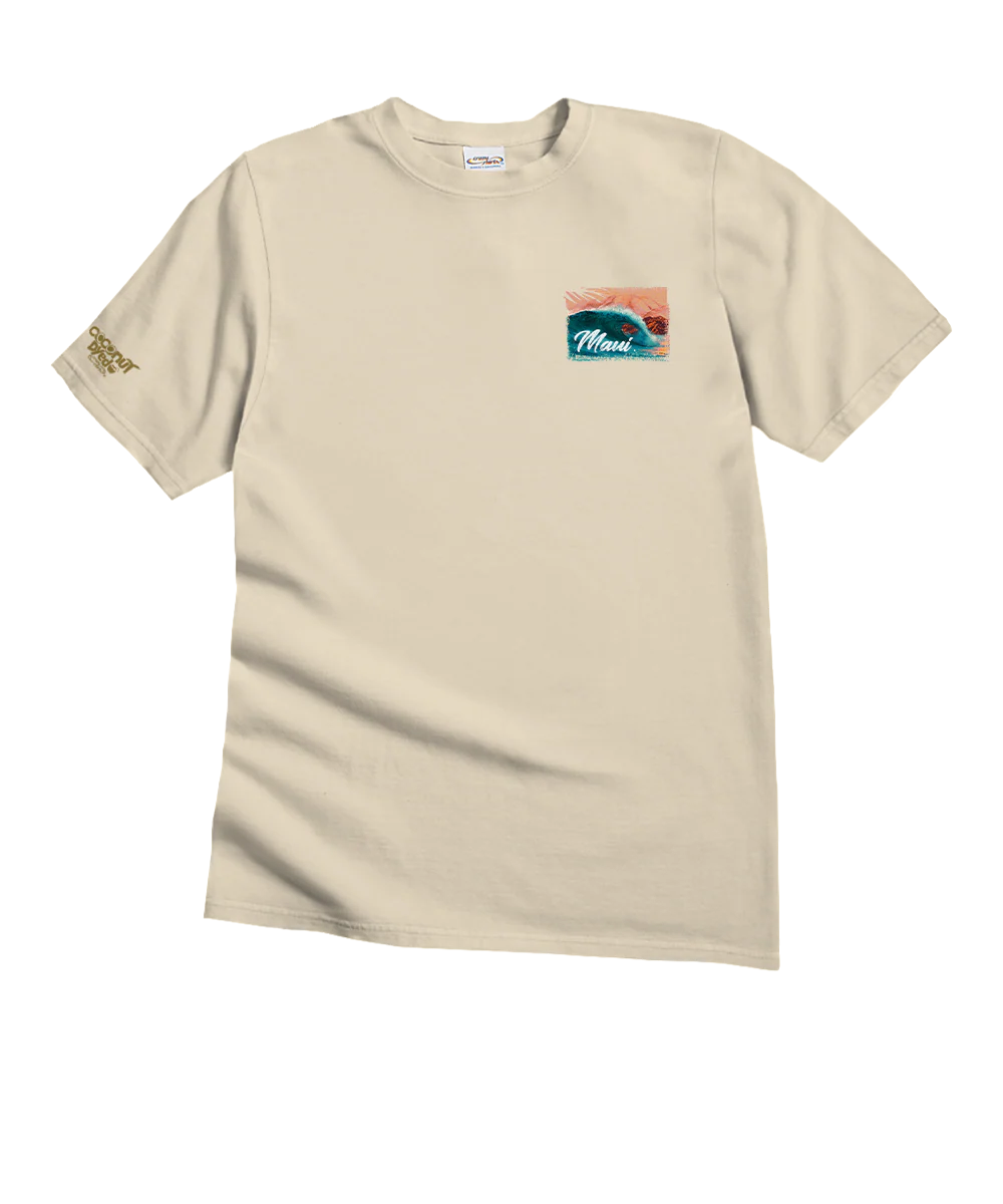 Maui Life - Coconut Dyed Short Sleeve Crewneck T-Shirt - Image 4