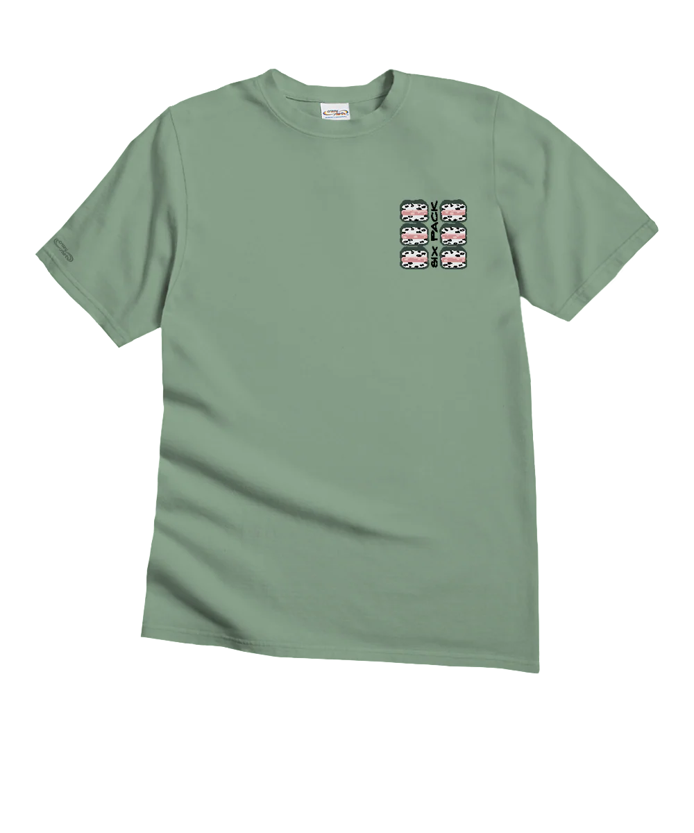 Musubi Six Pack - Seaglass Short Sleeve Crewneck T-Shirt - Image 4