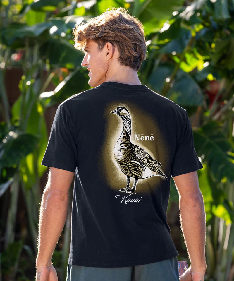 Nene Sketch - Black Short Sleeve Crewneck T-Shirt - Image 2