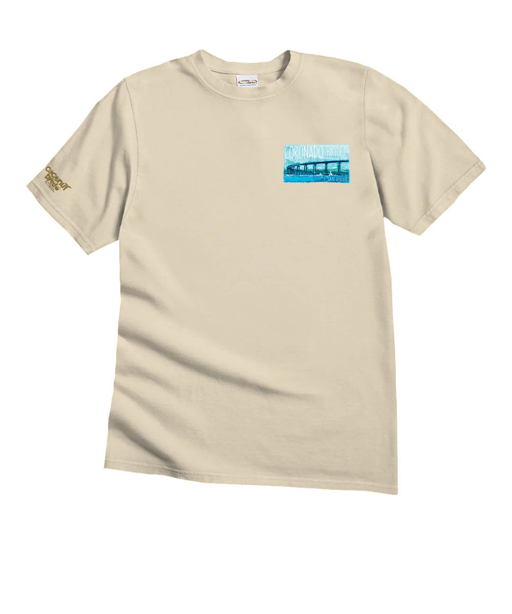 Painted Coronado - Coconut Dyed Short Sleeve Crewneck T-Shirt - Image 4