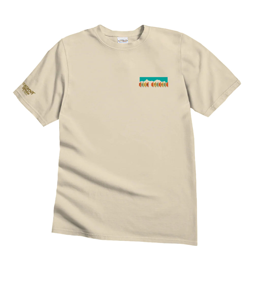 Palm Springs Oasis - Coconut Dyed Short Sleeve Crewneck T-Shirt