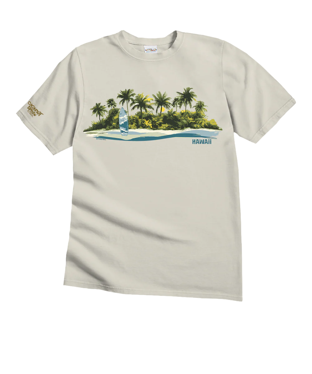 Palms And Sand Band - Coconut Dyed Short Sleeve Crewneck T-Shirt