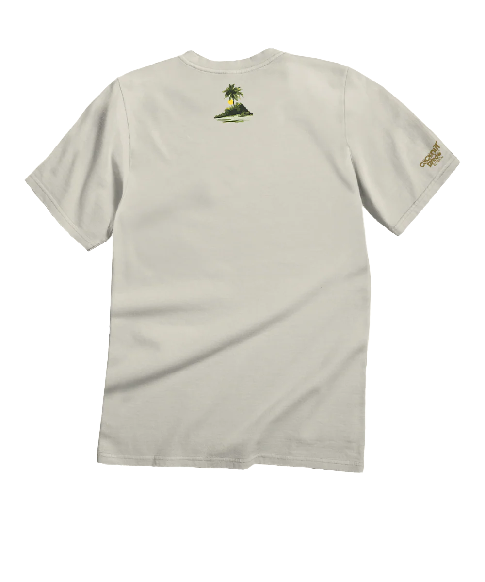 Palms And Sand Band - Coconut Dyed Short Sleeve Crewneck T-Shirt - Image 4