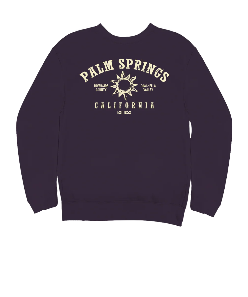 Pangea - Blackberry Dyed Long Sleeve Sweatshirt