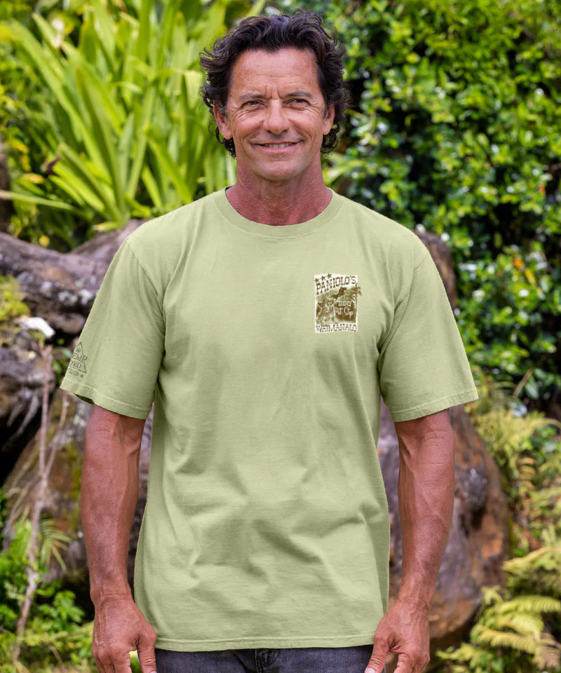 Paniolo's Pit Stop - Hemp Dyed Short Sleeve Crewneck T-Shirt - Image 3