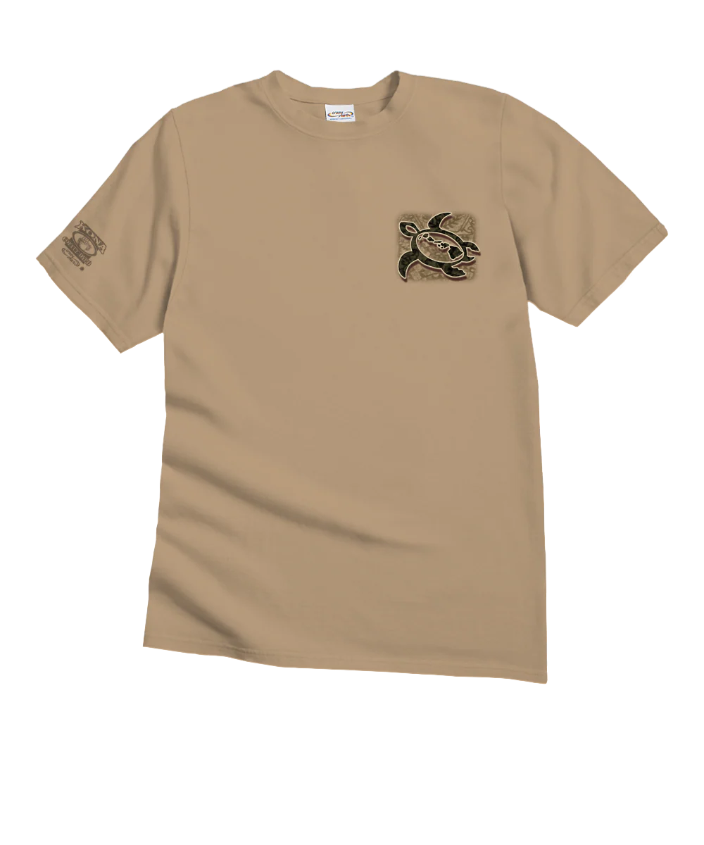 Paradise Honu - Kona Coffee Dyed Short Sleeve Crewneck T-Shirt - Image 4