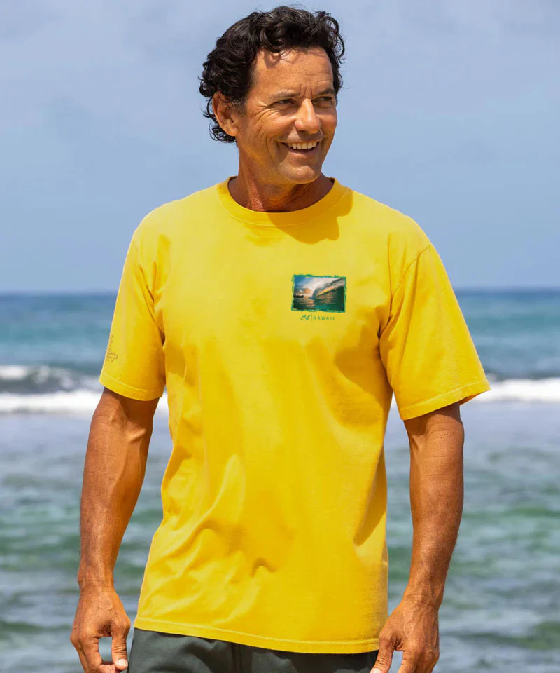 Clark Little Pineapple Express - Pineapple Dyed Short Sleeve Crewneck T-Shirt - Image 3