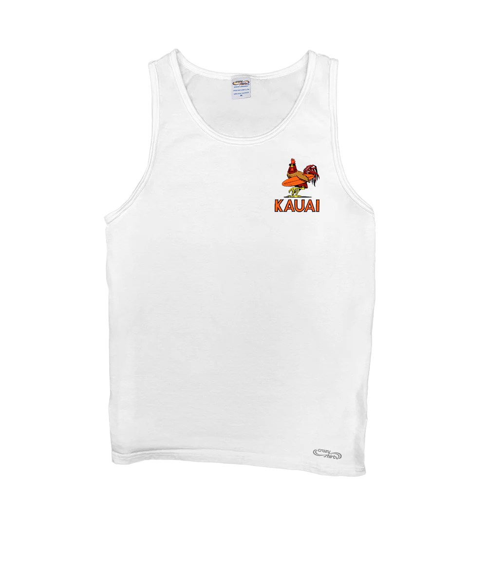 Poultry Patrol - White Sleeveless Tank Top - Image 4