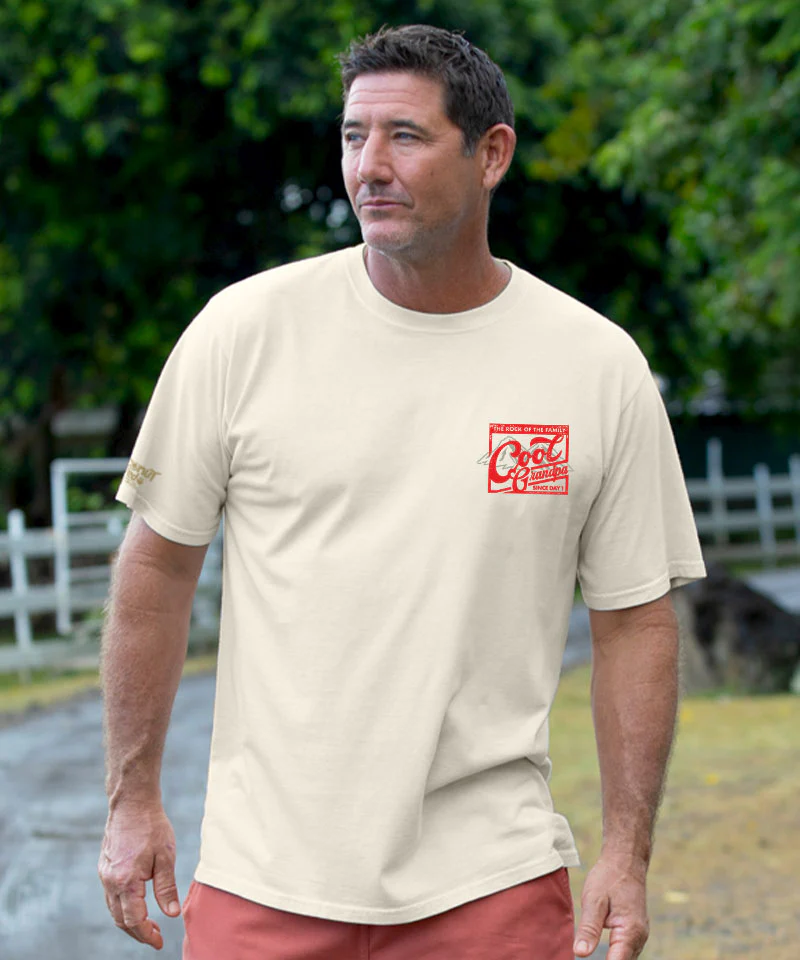 Rock Of The Family - Coconut Dyed Short Sleeve Crewneck T-Shirt - Image 3