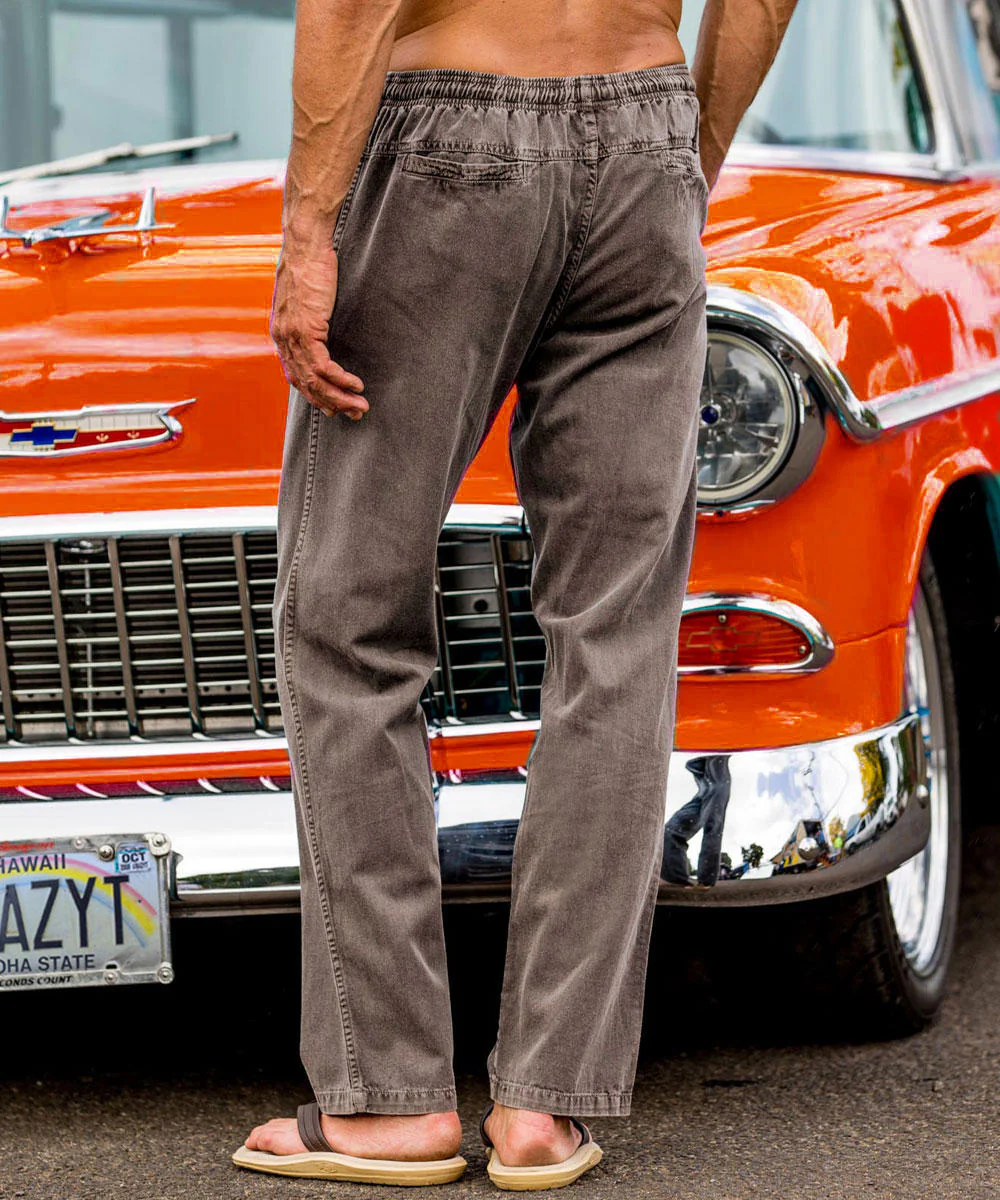 Root Beer Dyed Twill Pants - Image 3