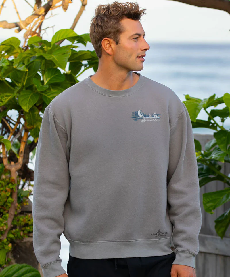 Sailing - Crater Dyed® Long Sleeve Sweatshirt - Image 3