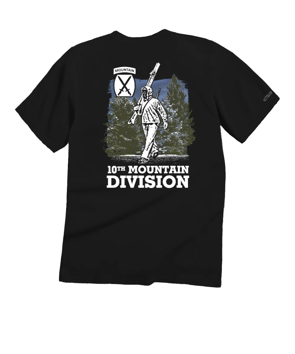 Ski Trooper - Black Short Sleeve Crewneck T-Shirt