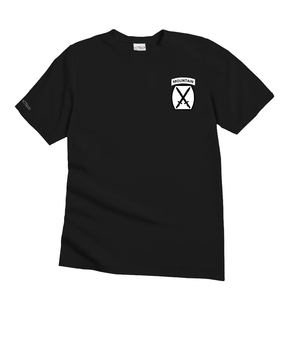 Ski Trooper - Black Short Sleeve Crewneck T-Shirt - Image 4