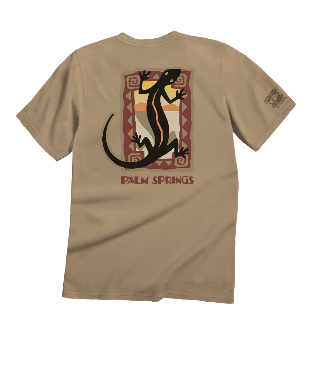 Slick Lizard - Kona Coffee Dyed Short Sleeve Crewneck T-Shirt