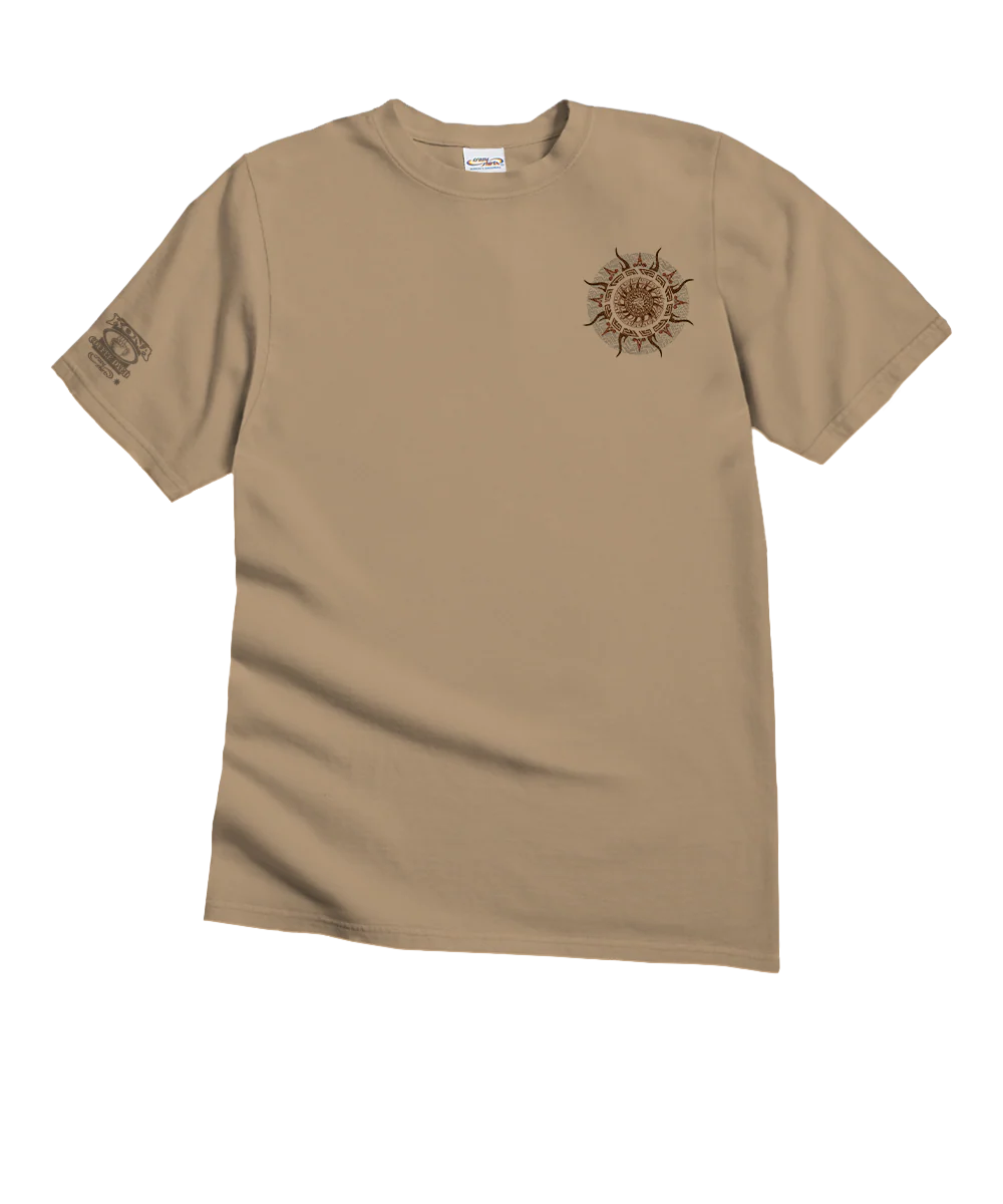 Sun Spinner - Kona Coffee Dyed Short Sleeve Crewneck T-Shirt - Image 4