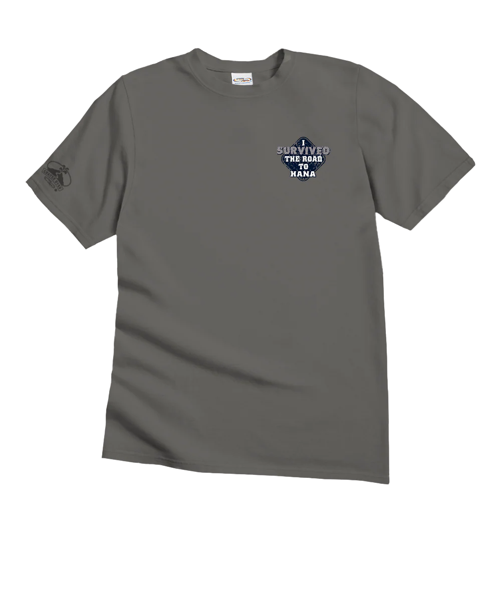 Survived Hana Road - Crater Dyed® Short Sleeve Crewneck T-Shirt - Image 4