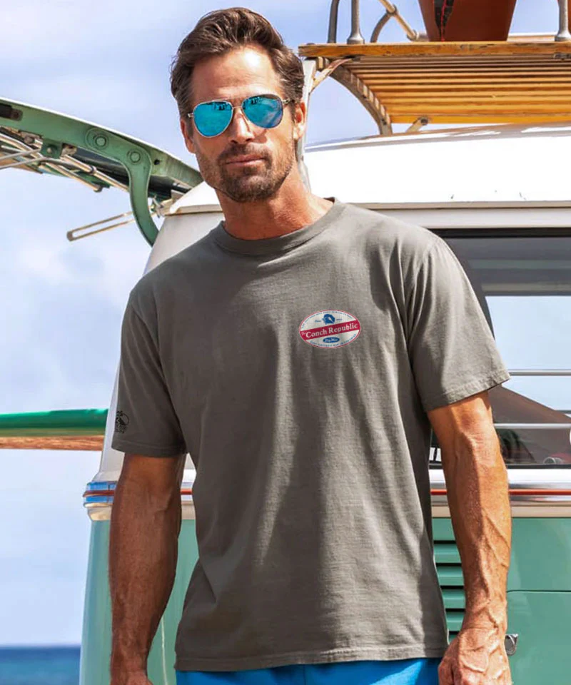The Conch Republic - Crater Dyed® Short Sleeve Crewneck T-Shirt - Image 3