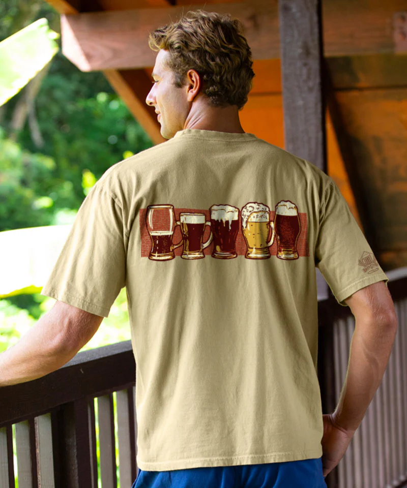 Thirst Responder - Beer Dyed Short Sleeve Crewneck T-Shirt - Image 3