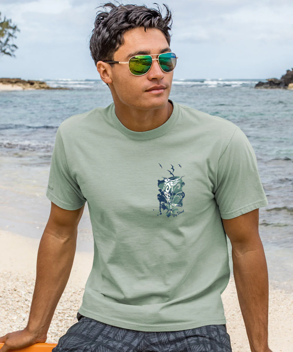 Tribal Strike - Seaglass Short Sleeve Crewneck T-Shirt - Image 3