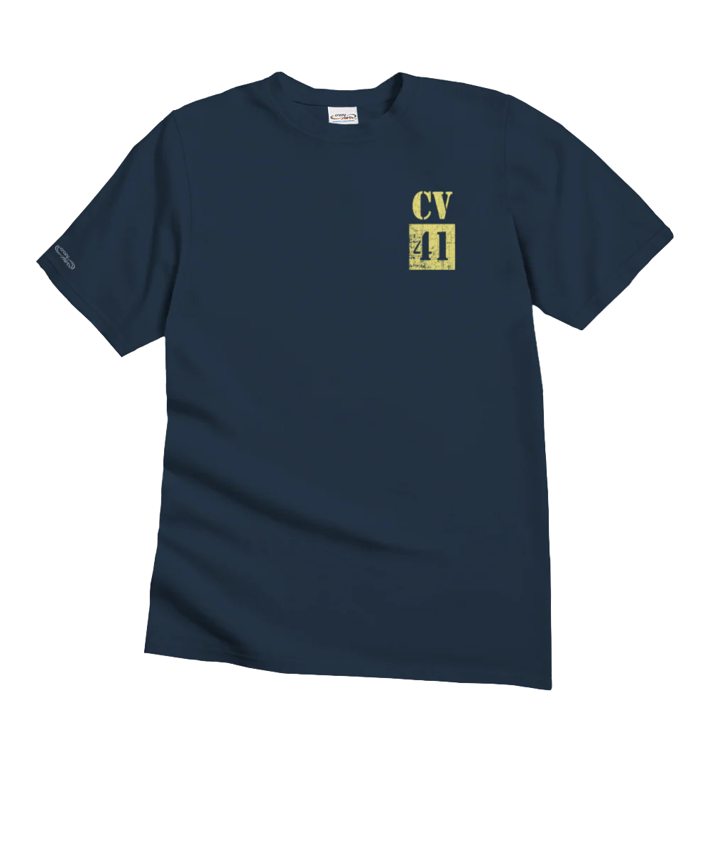 USS Midway - Navy Short Sleeve Crewneck T-Shirt - Image 4
