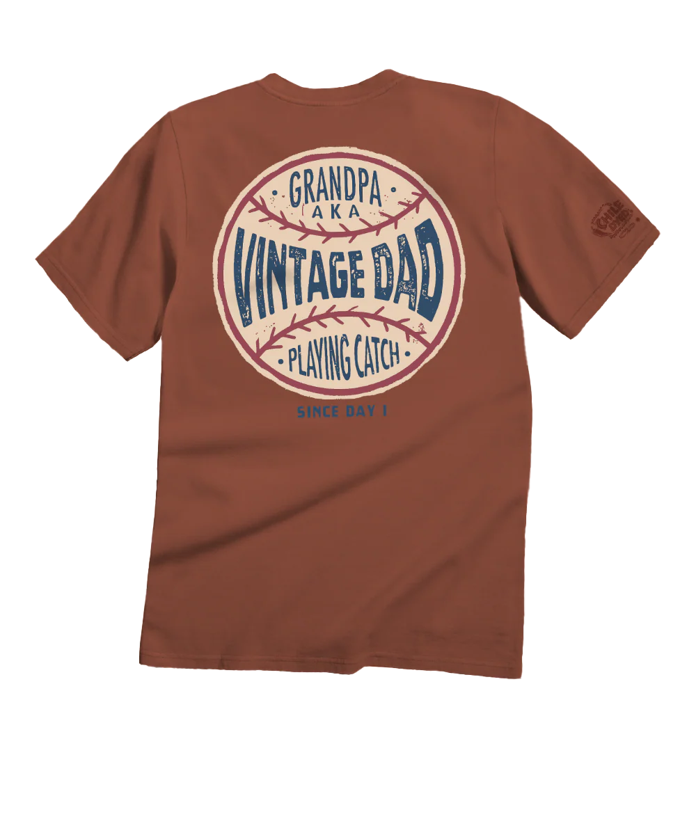 Vintage Dad - Chile Dyed Short Sleeve Crewneck T-Shirt