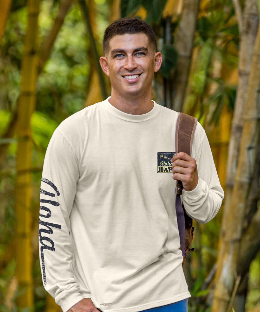 Vintage Hawaii Coconut Classic Crewneck T-Shirt - Image 3