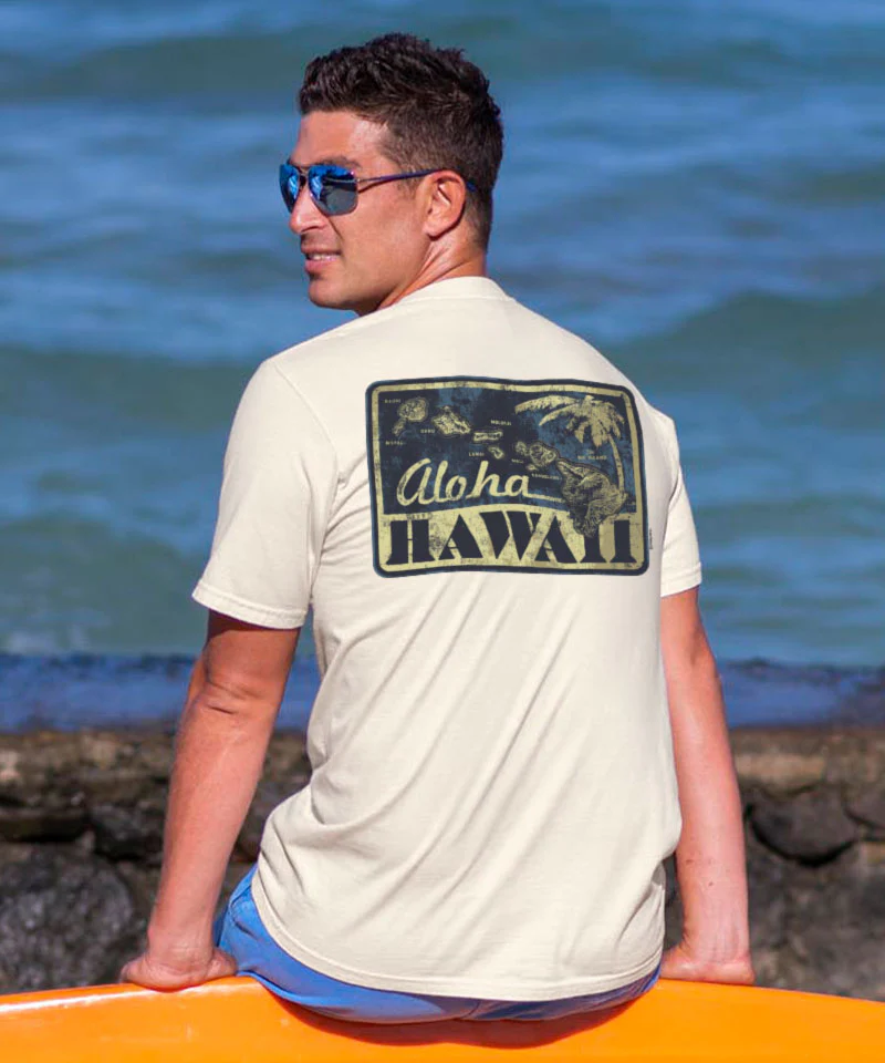 Vintage Hawaii - Coconut Dyed Short Sleeve Crewneck T-Shirt - Image 2
