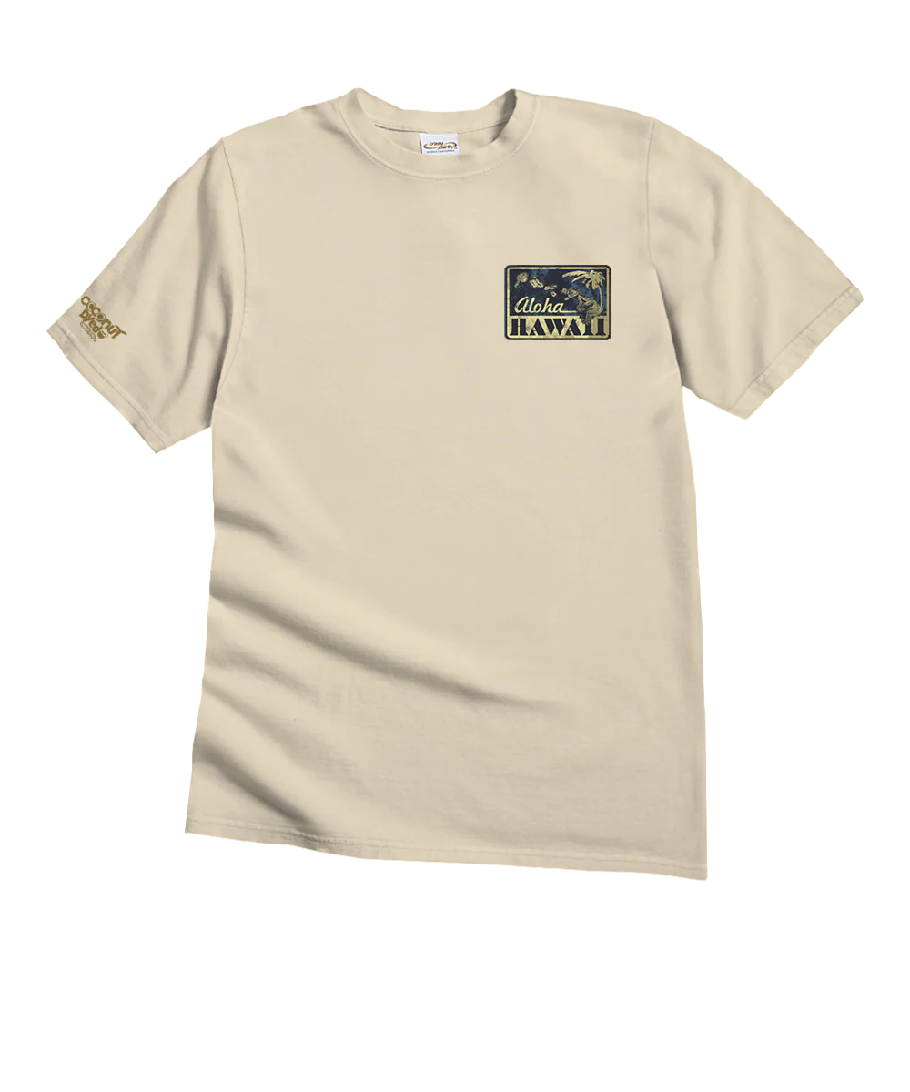 Vintage Hawaii - Coconut Dyed Short Sleeve Crewneck T-Shirt - Image 4