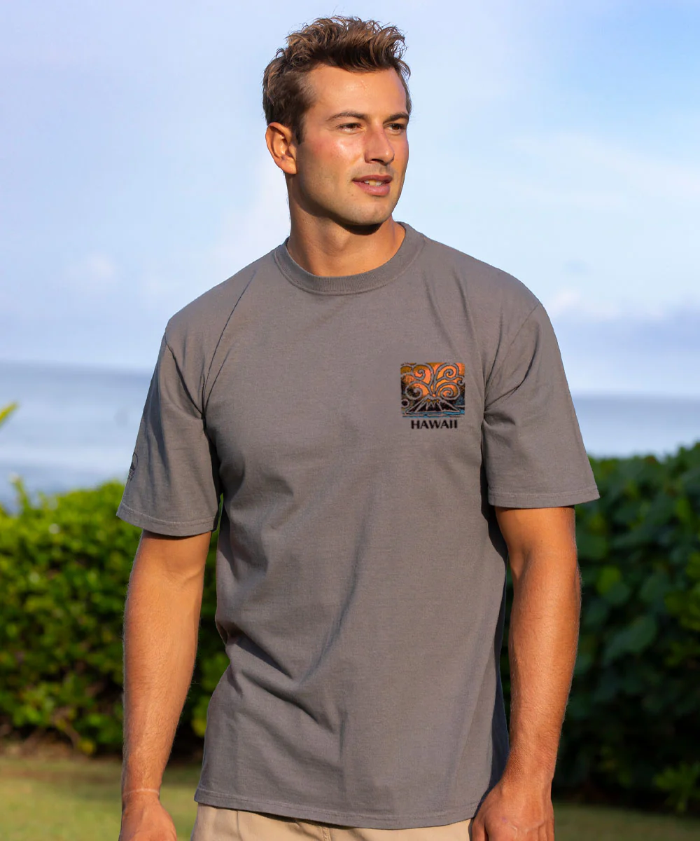 Volcano Petro - Crater Dyed® Short Sleeve Crewneck T-Shirt - Image 3