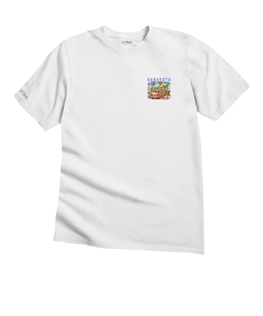 Volkswagen Armands Circle - White Short Sleeve Crewneck T-Shirt - Image 4