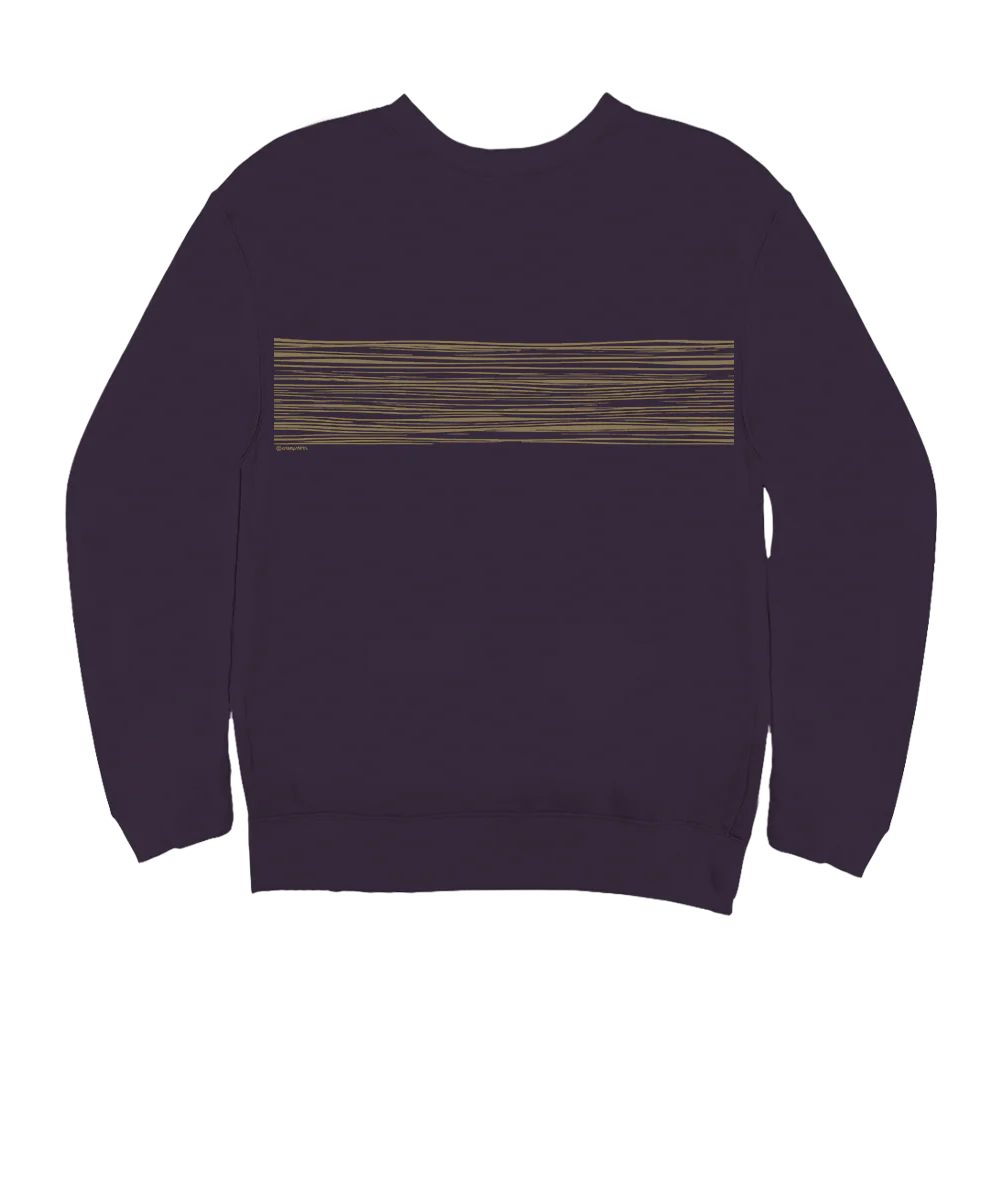 Wind And Sea - Blackberry Dyed Long Sleeve Sweatshirt - Image 4