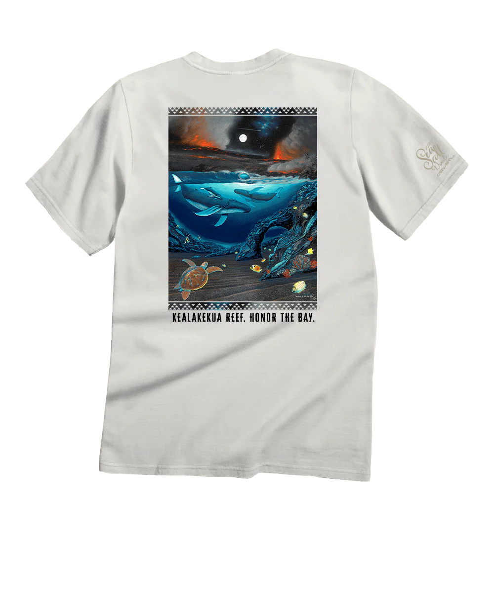 Wyland® Kealakekua Bay Reef - Sea Salt Dyed Short Sleeve Crewneck T-Shirt