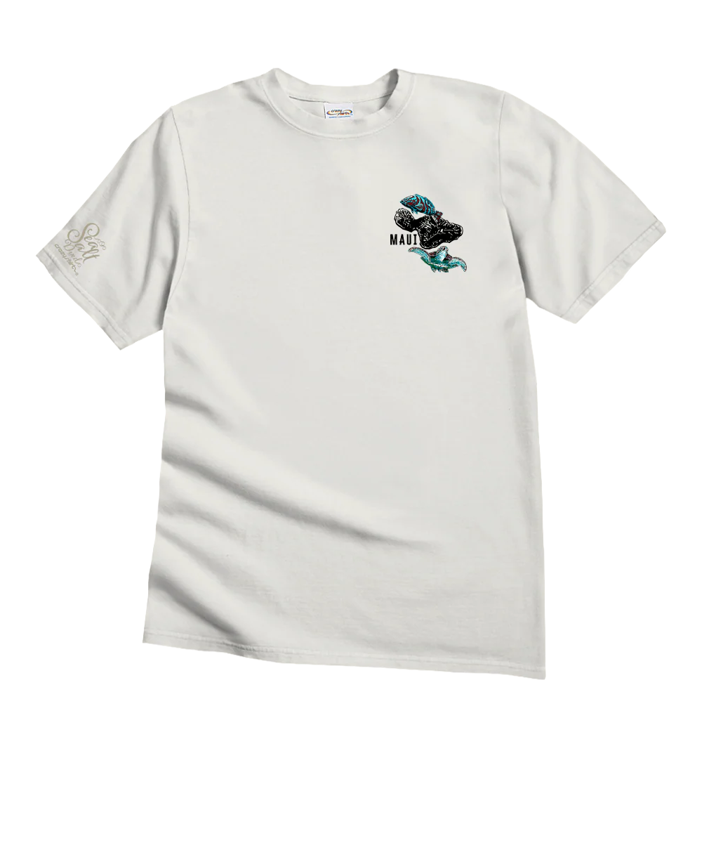 Wyland® Olowalu Reef - Sea Salt Dyed Short Sleeve Crewneck T-Shirt - Image 4