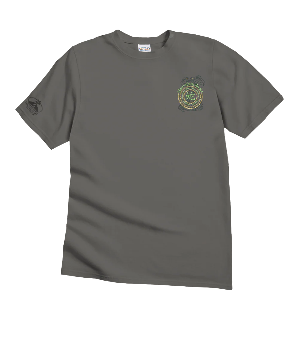 Year Of The Snake Circles 2025 - Crater Dyed® Short Sleeve Crewneck T-Shirt - Image 4