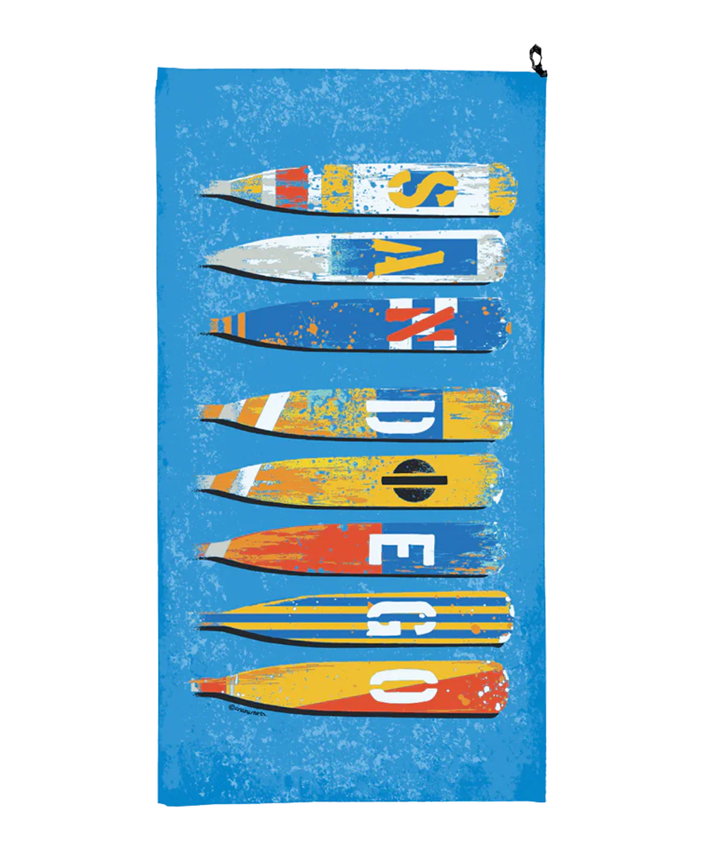 Oars - Microfiber Beach Towel