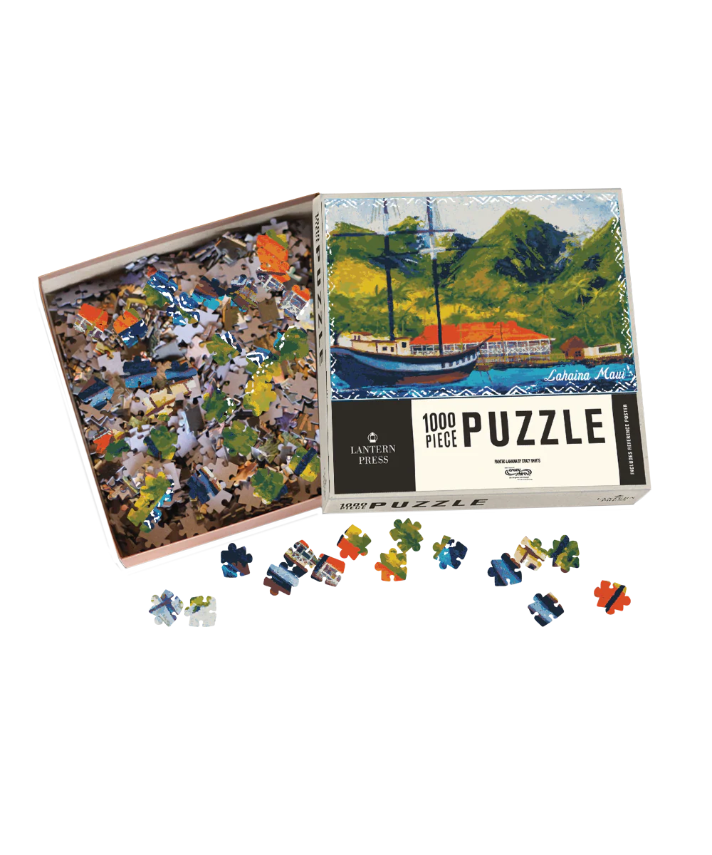Painted Lahaina - 1000 Piece Puzzle
