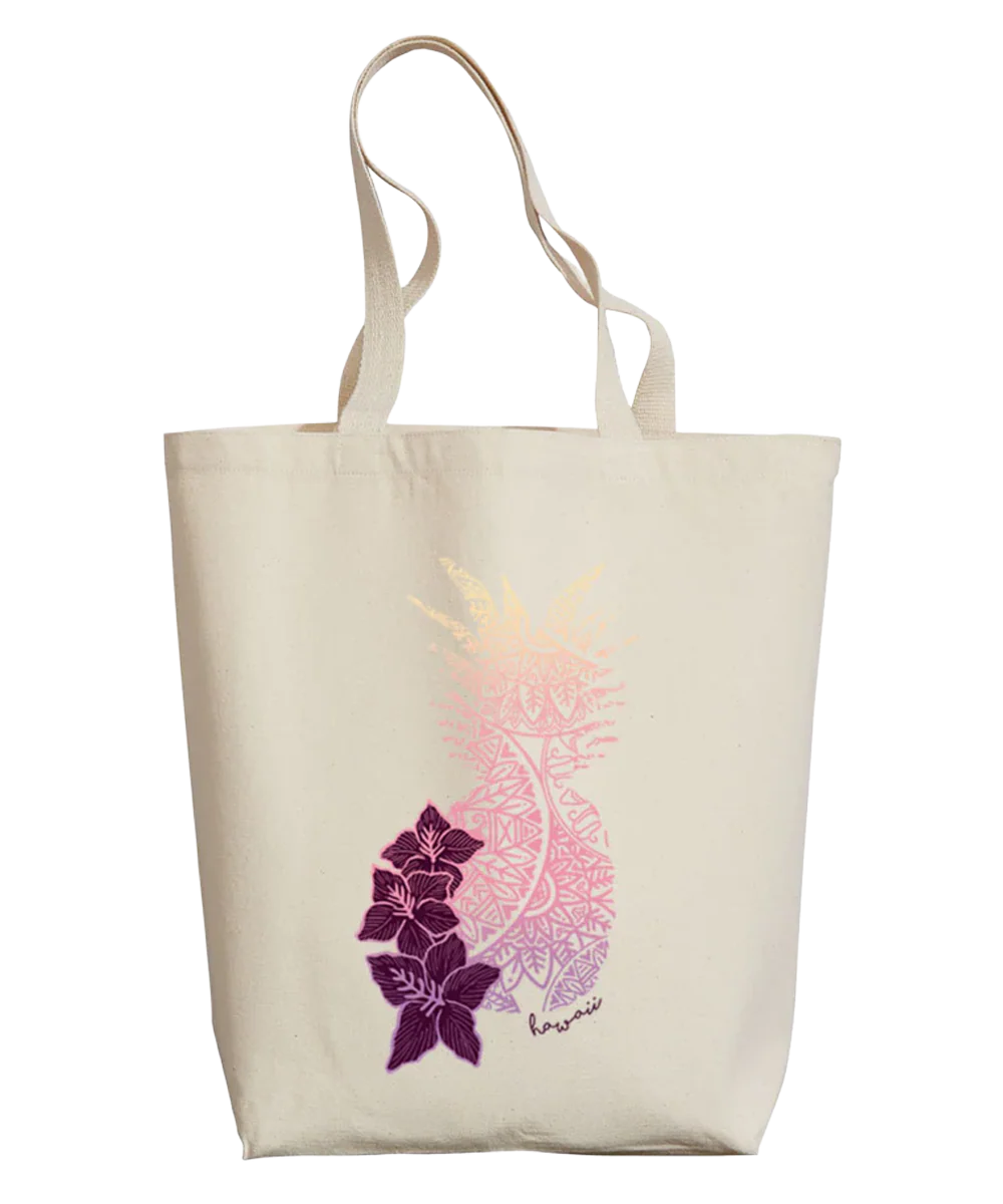 Pineapple Dream - Natural Weekend Tote