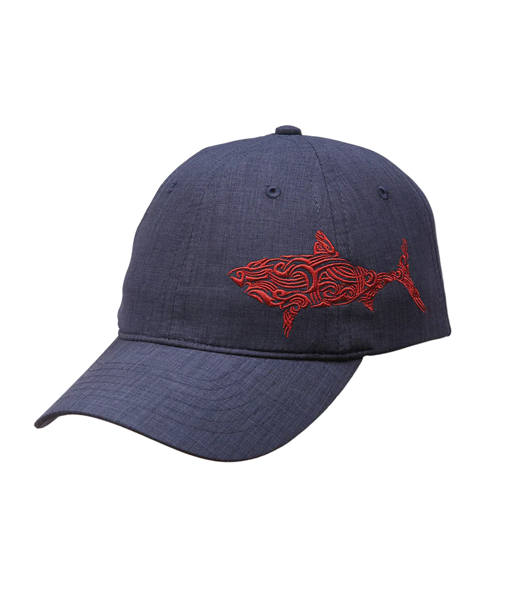 Red Shark - Navy Polyester Hat