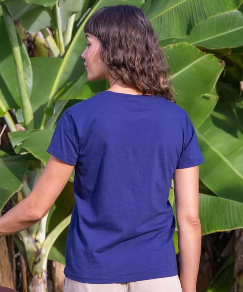 Retro Sun - Grape Dyed Short Sleeve Crewneck T-Shirt - Image 3