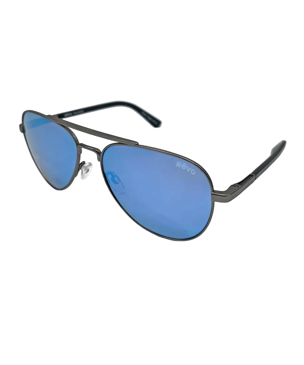 Revo Raconteur II Matte Gunmetal/Blue Water - Sunglasses