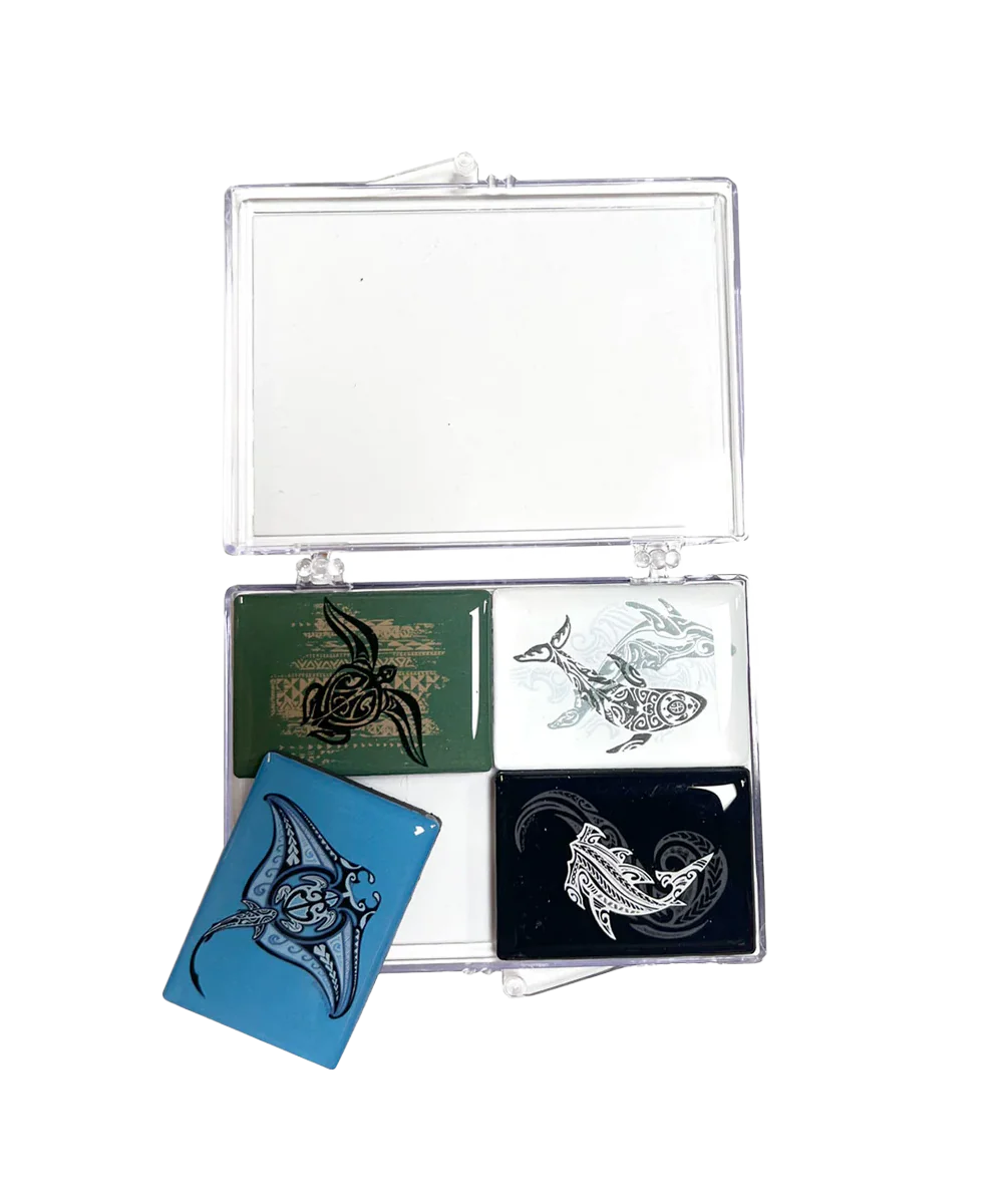 Tribal Sealife 4-Piece - Magnet Set