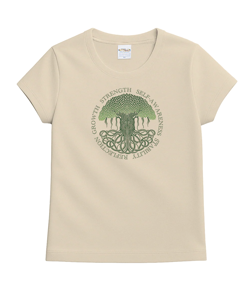 Banyan Tree - Coconut Dyed Short Sleeve Crewneck T-Shirt