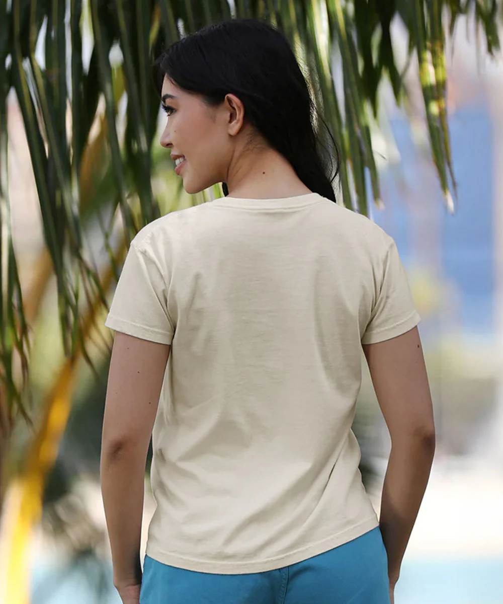 Banyan Tree - Coconut Dyed Short Sleeve Crewneck T-Shirt - Image 3
