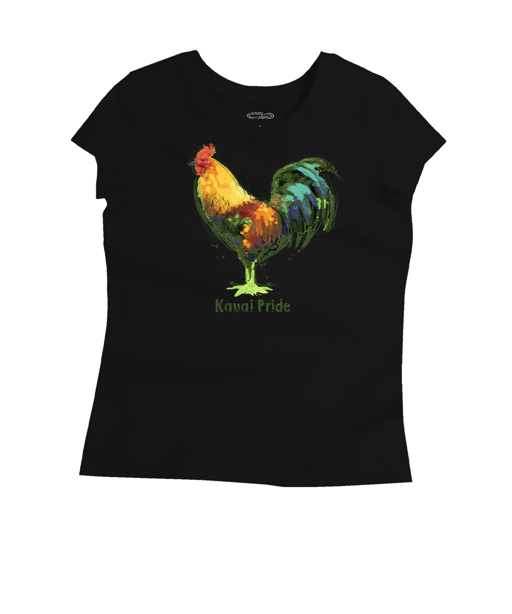 Chicken Scratch - Jet Black Short Sleeve Pima T-Shirt