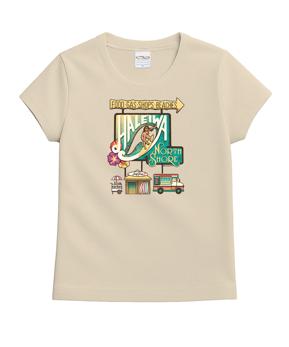 Haleiwa Activities - Coconut Dyed Short Sleeve Crewneck T-Shirt