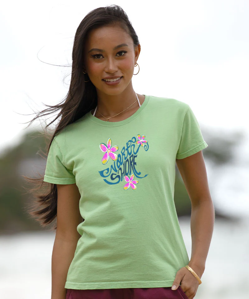 Holo Holo North Shore - Key Lime Dyed Short Sleeve Crewneck T-Shirt - Image 2