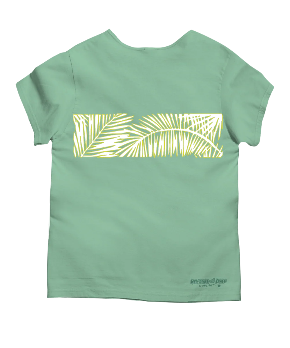 Honu Bliss - Key Lime Dyed Short Sleeve Scoop Neck T-Shirt - Image 4
