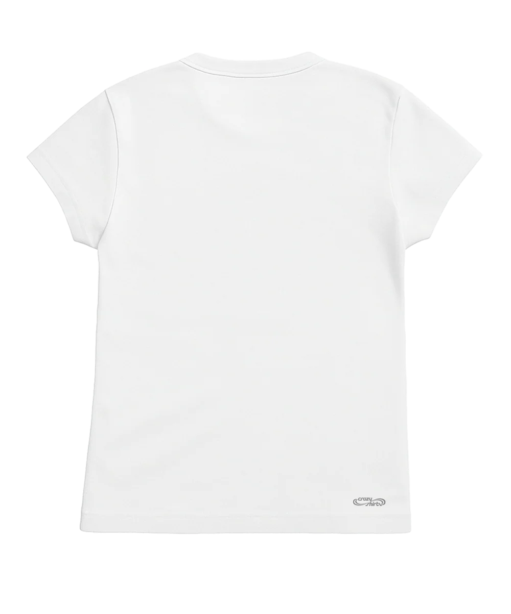 Hum Hibiscus - White Short Sleeve Crewneck T-Shirt - Image 4